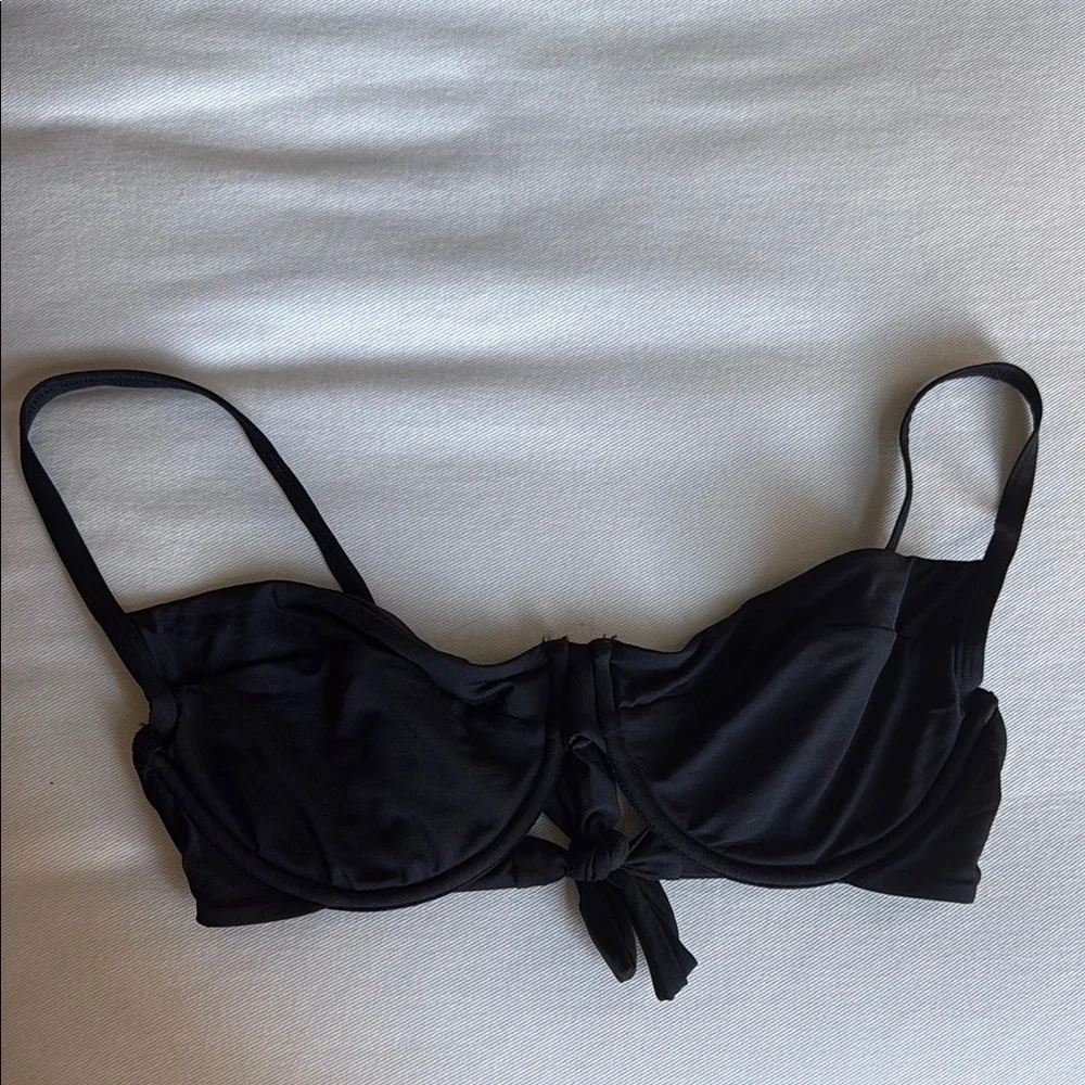 MONDAY SWIMWEAR MAUI TOP IN BLACK - Picture 2 of 4